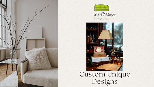 Artisan Cigar Box Table Lamp - One-of-a-Kind Vintage Decor