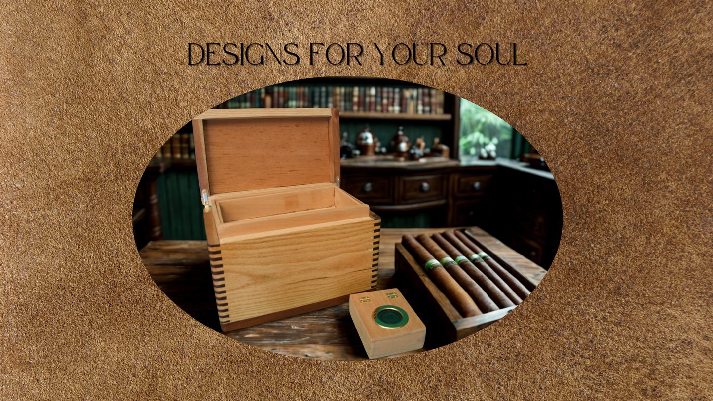 Handcrafted Wooden Humidor - Embracing the Beauty of Imperfection