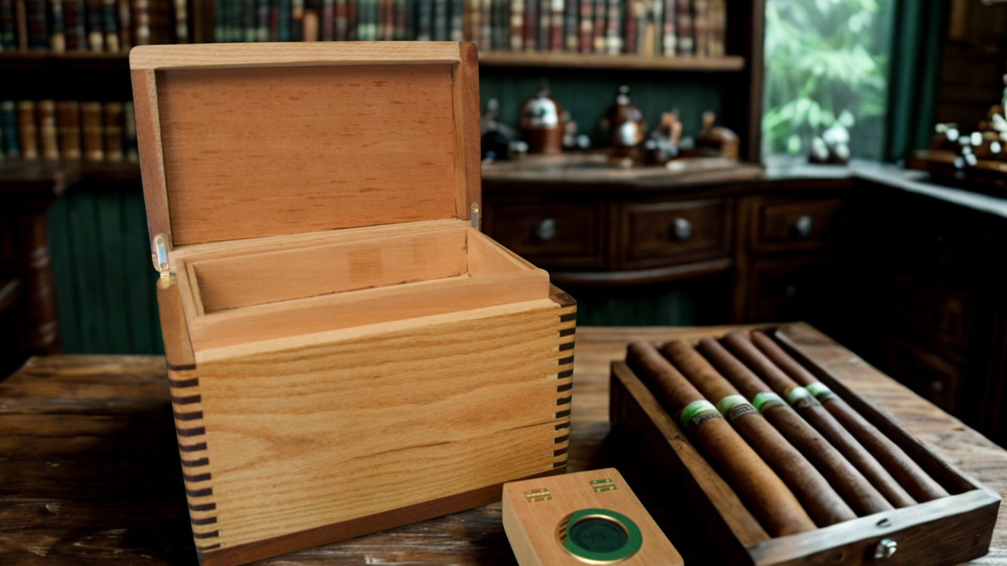 Handcrafted Wooden Humidor - Embracing the Beauty of Imperfection