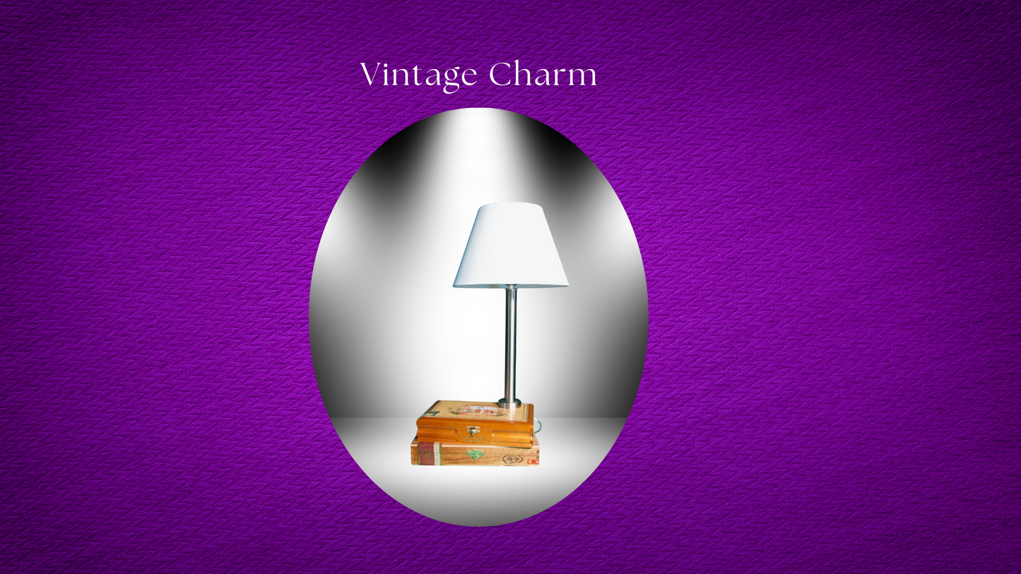 Artisan Cigar Box Table Lamps – One-of-a-Kind Handmade Lighting