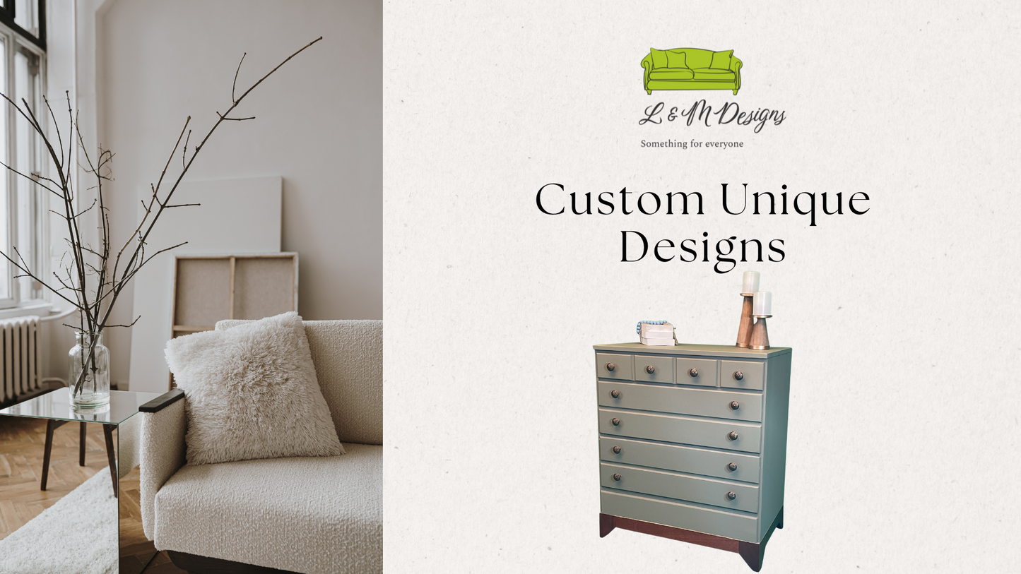 Refinished Olive Wood Dresser - Vintage with Custom Touch