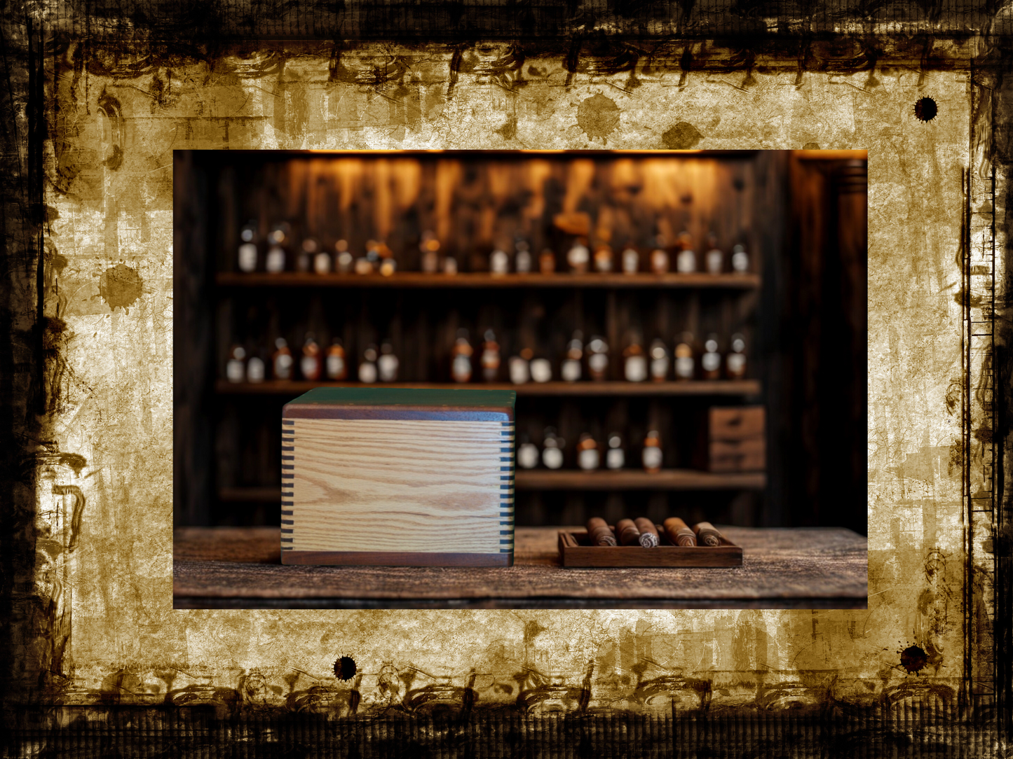 Handcrafted Wooden Humidor - Embracing the Beauty of Imperfection