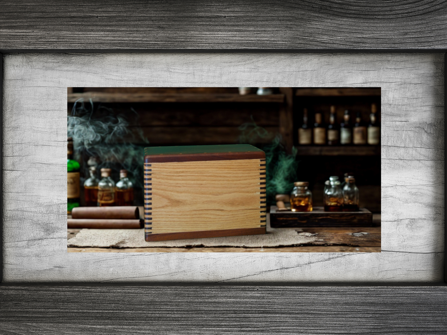 Handcrafted Wooden Humidor - Embracing the Beauty of Imperfection